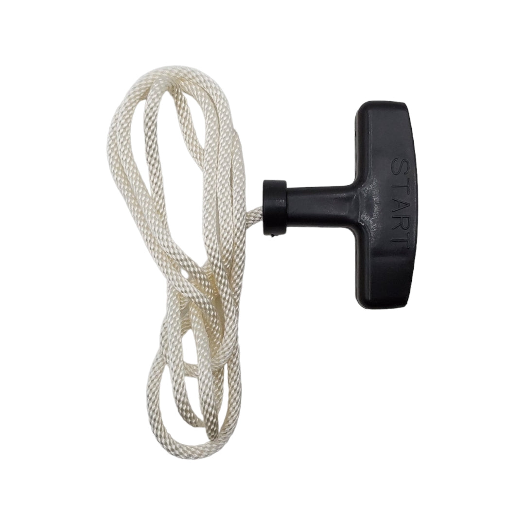 RECOIL HANDLE AND SIX FOOT #4 ROPE FOR REPAIR FITS MANY BRANDS
