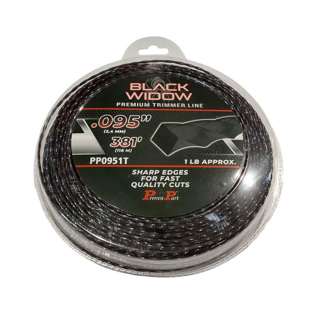 Proven Part Twisted Trimmer Line Delivers Extra Sharp Edges .095 1Lb
