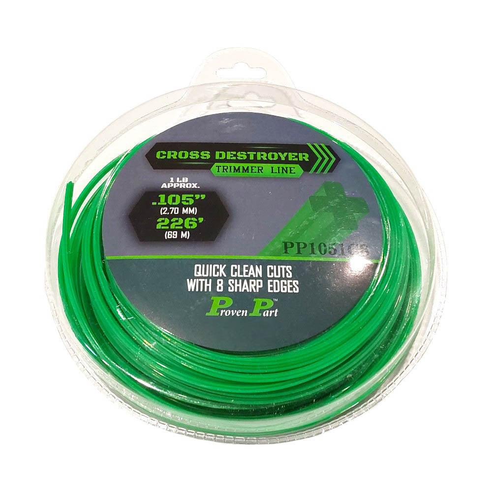 Proven Part Cross Destroyer 8 Sided Professional Trimmer Line .105 1Lb