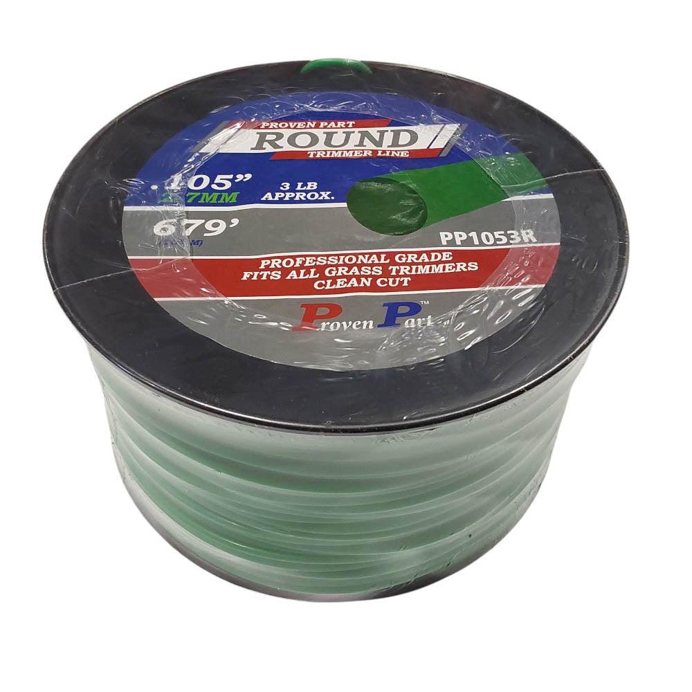 Proven Part Commercial Trimmer Line .105 3Lb Round Spool