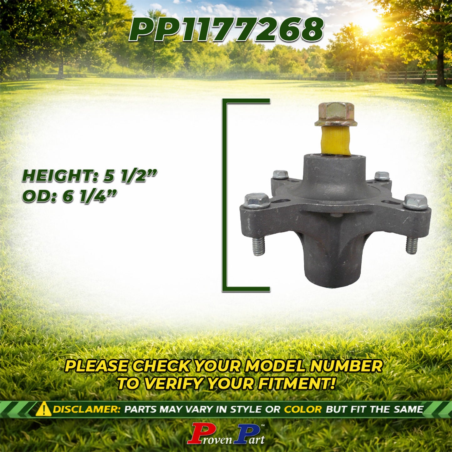 Proven Part 50" Deck Spindles & Kit for Toro TimeCutter SW5000 MX5025 / 139-3214 121-0751