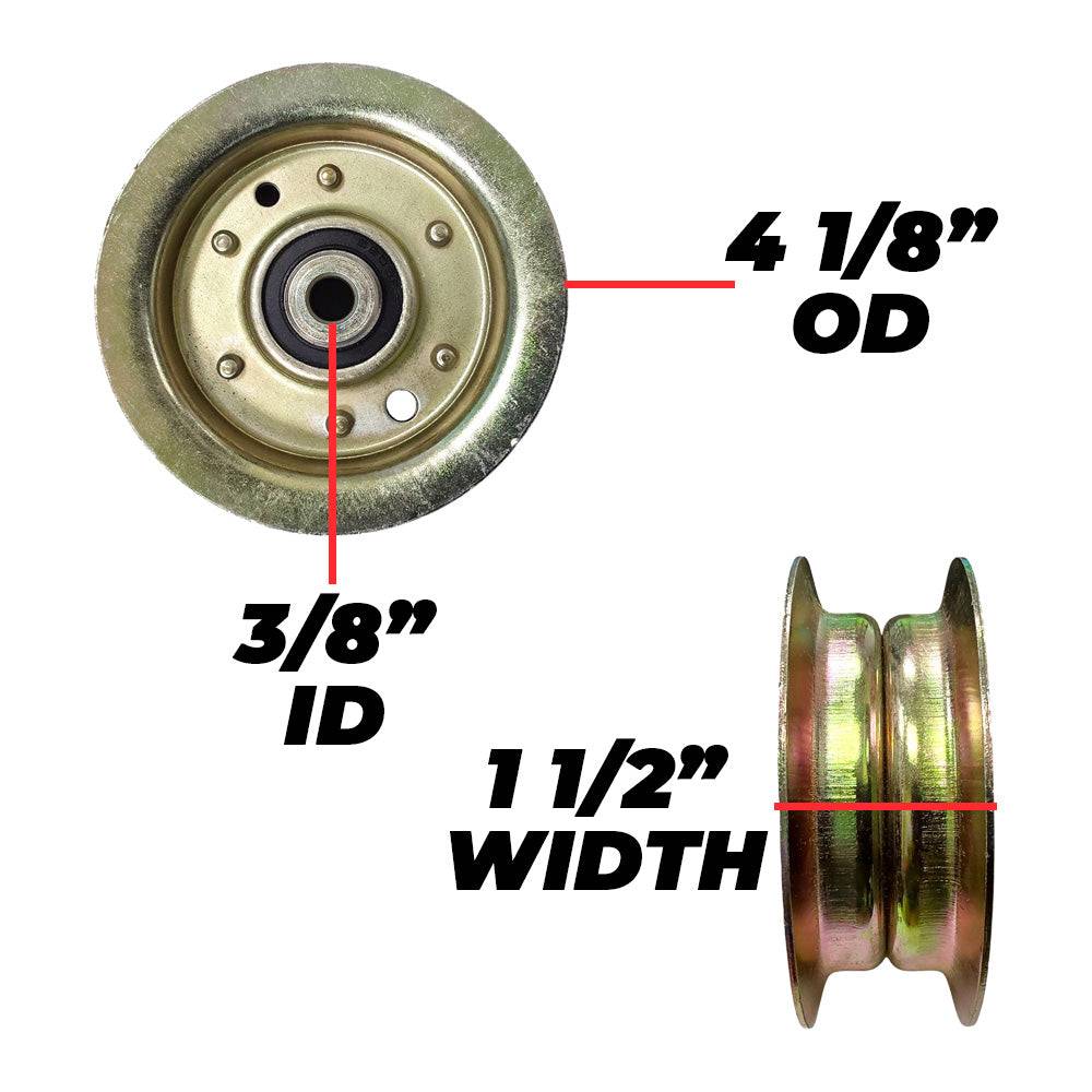 Proven Part Mower Deck Kit Pulleys Spindles Blades Belt Fit Toro 34"  117-7268 106-2175 110-6837-03 127-0098  Model 74750, 75734, 77301.