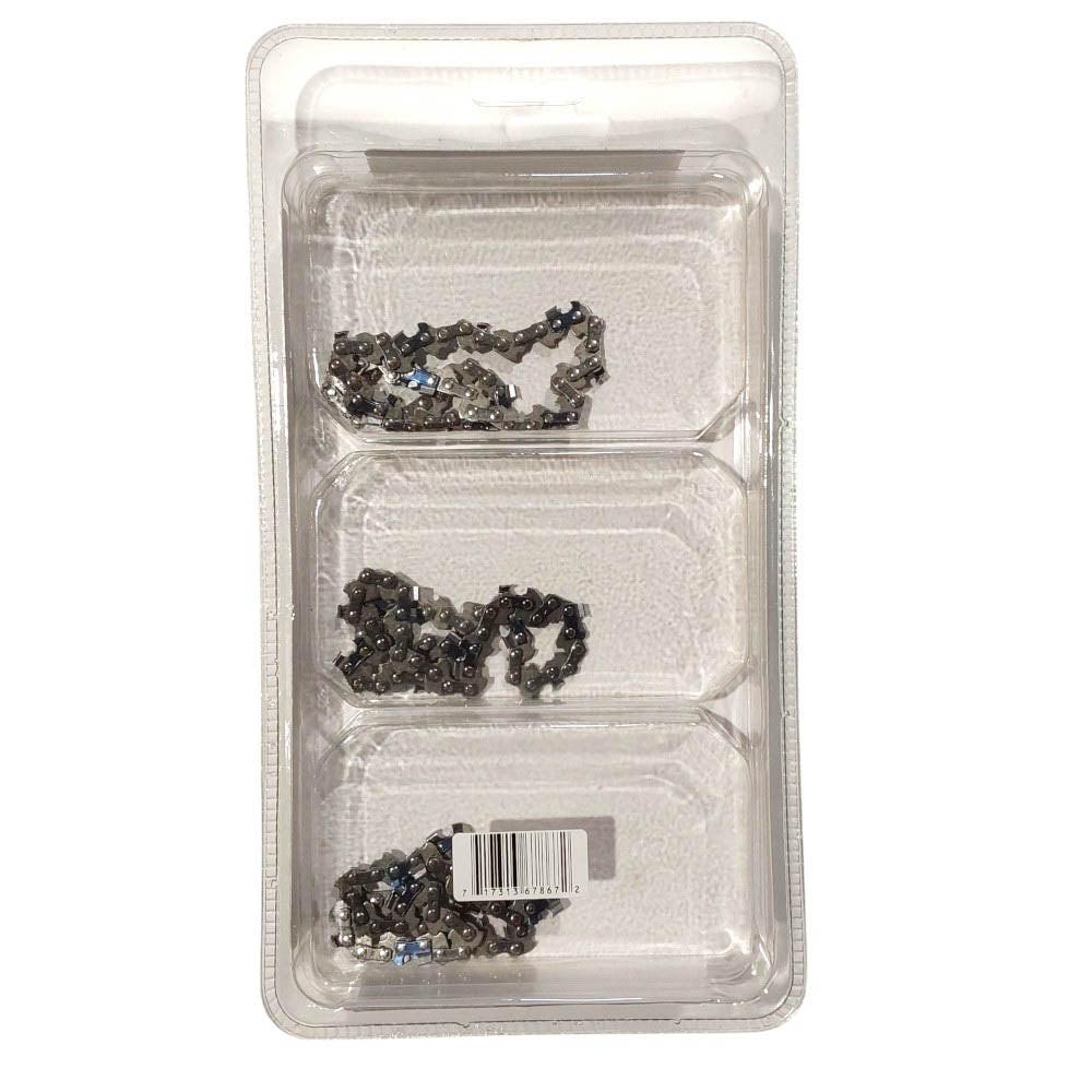 Proven Part 3x Semi Chisel Chain 1/4 .043 28DL Fits Stihl GTA 26 3670 005 0028 71PM3 28