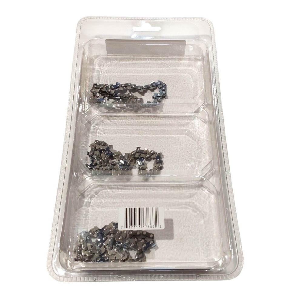 Proven Part 3x Semi Chisel Chain 1/4 .043 28DL Fits Stihl GTA 26 3670 005 0028 71PM3 28