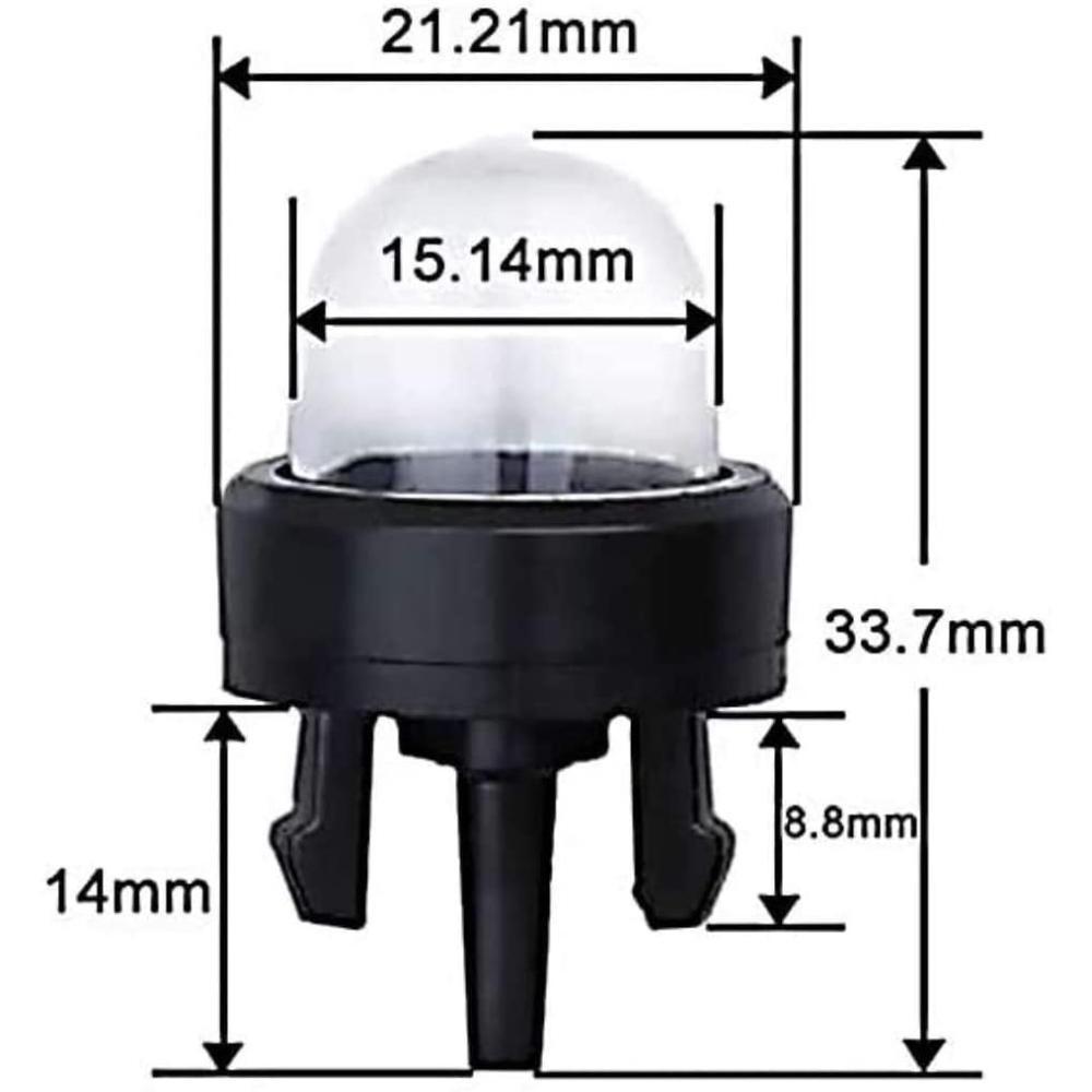 Proven Part Carburetor Snap In Primer Bulb For MTD 753-1185 - Proven Part