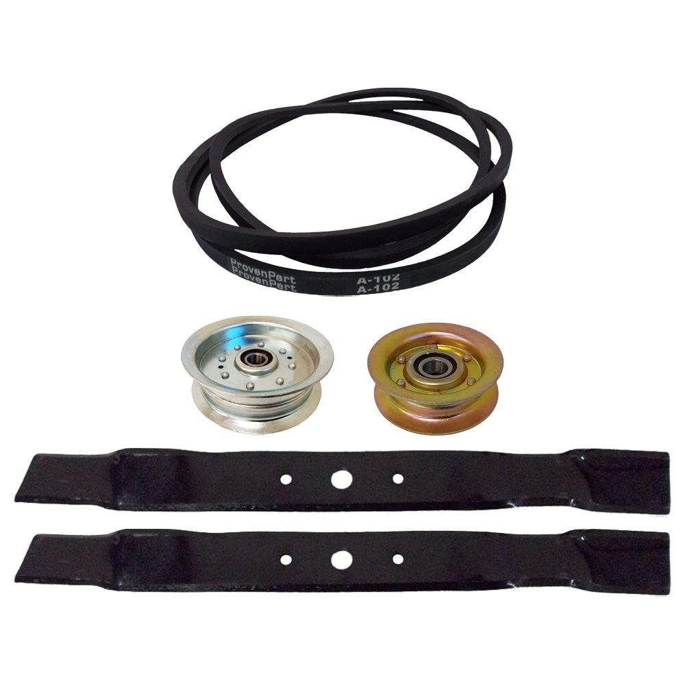 Proven Part Deck Belt Blade Kit For 42" John Deere GX20249 GX20072 GY20110 GY22172 L100 L108 L110