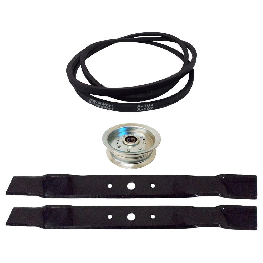 Deck Belt Blade Kit For 42" John Deere GX20249 GX20072 GY20110 L100 L108 L110