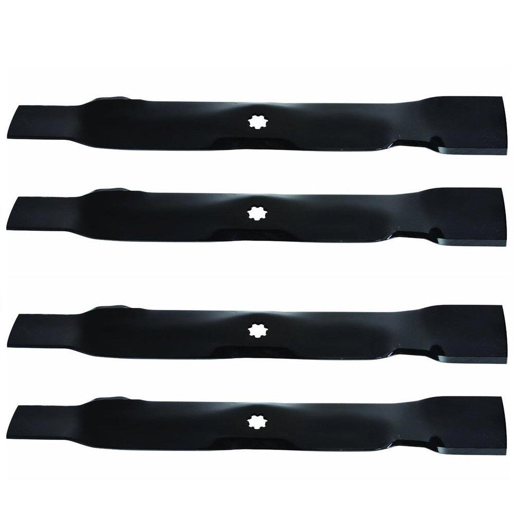 Proven Part 4-Pack Mulching Mower Blade Fits John Deere AM137328