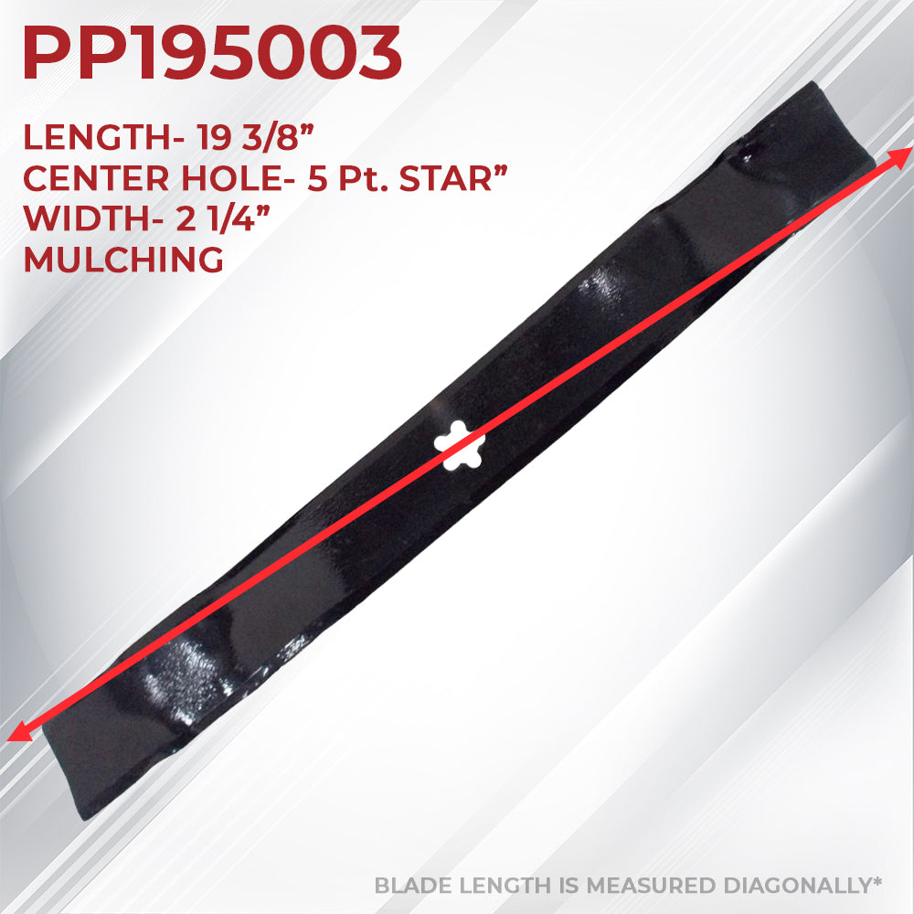 Proven Part Blades and Belt Kit Fits 532134148, 532144200, 917.255575, 917.252451