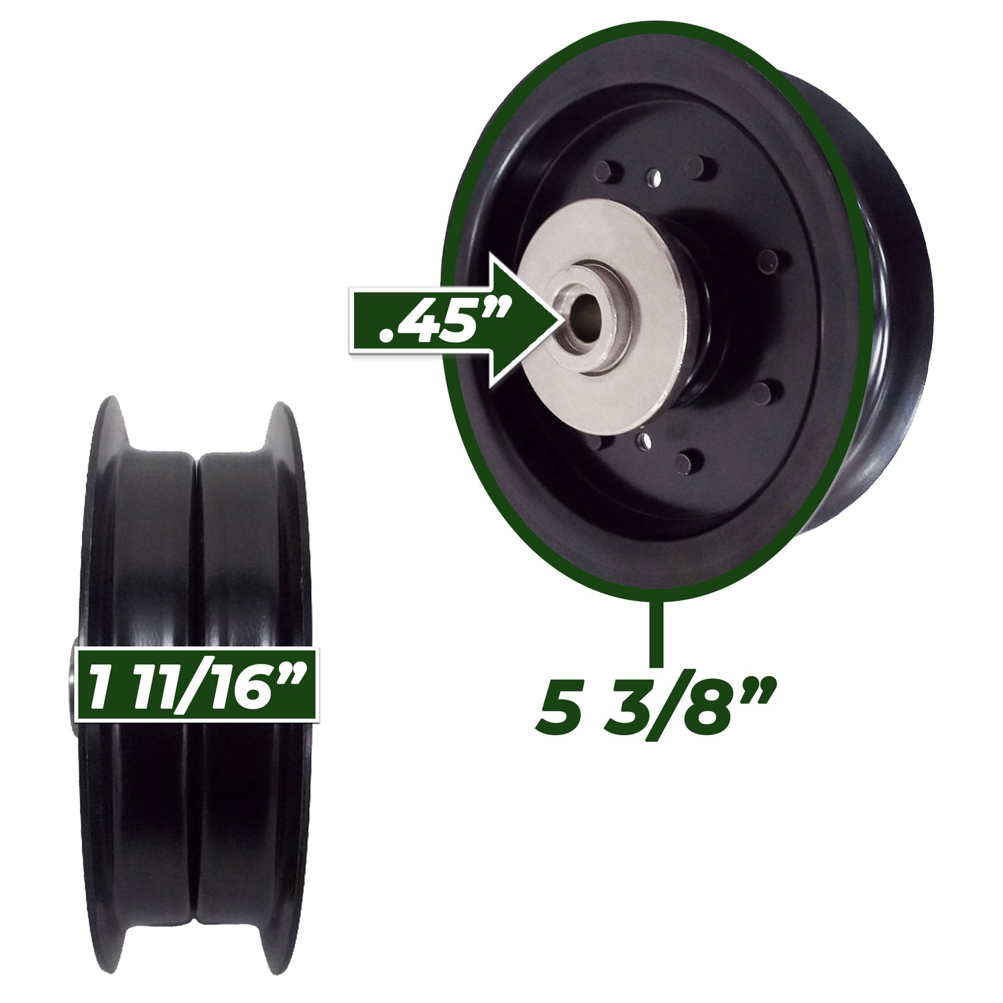 Proven Part 48" Idler Pulley & Blades Kit Fits 180054, 196106, 196104, 177968