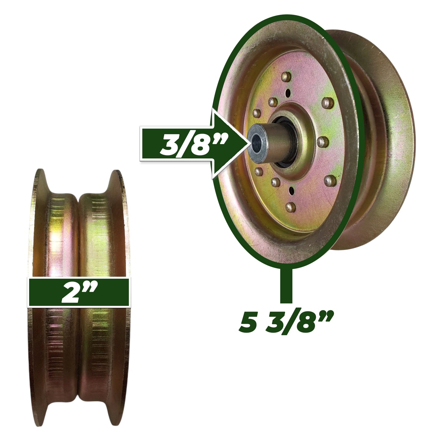 Proven Part 48" Idler Pulley & Blades Kit Fits 180054, 196106, 196104, 177968