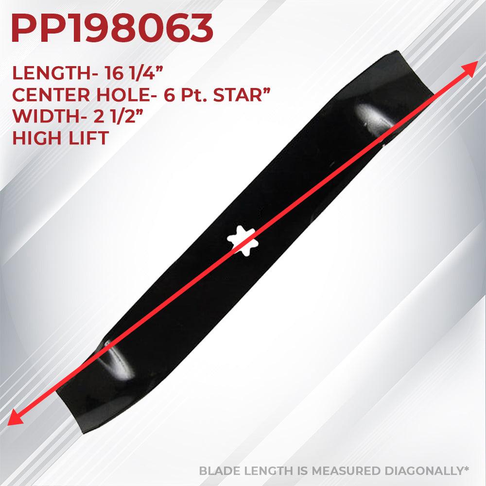 Proven Part Rebuild Kit Blades Spindles Belt Fits Cub Cadet 46 In. LT1045 LT1046 Lawn Mowers