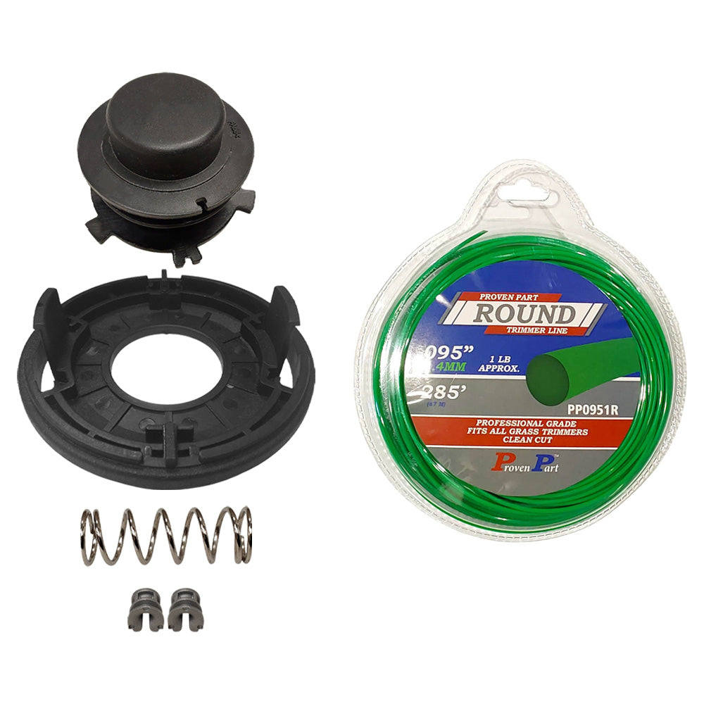 Proven Part Trimmer Head Kit 4002-713-3017 4002-713-9708 0000-997-1501 .095 Trimmer Line