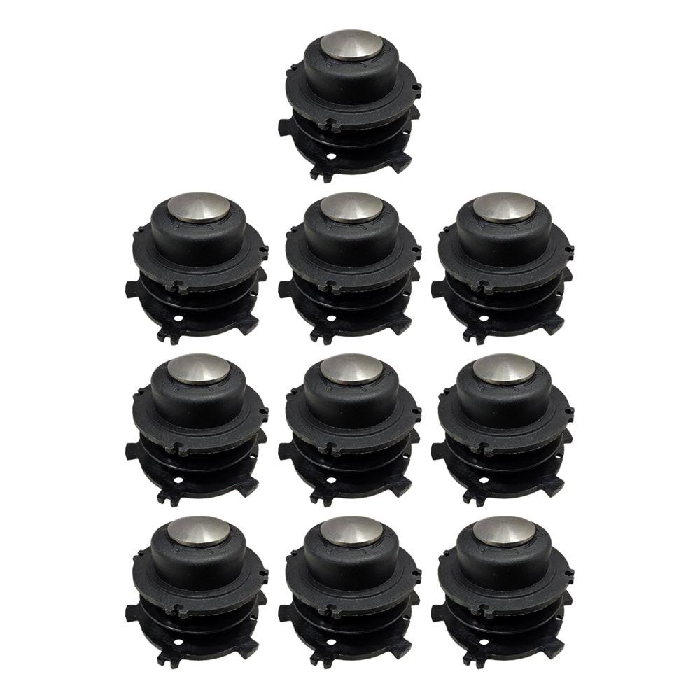 Proven Part Trimmer Spools W/ Metal Cap Fit 25-2 and 27-2 For Stihl 4002 710 4321 4002 713 3017 ( 10 PK )