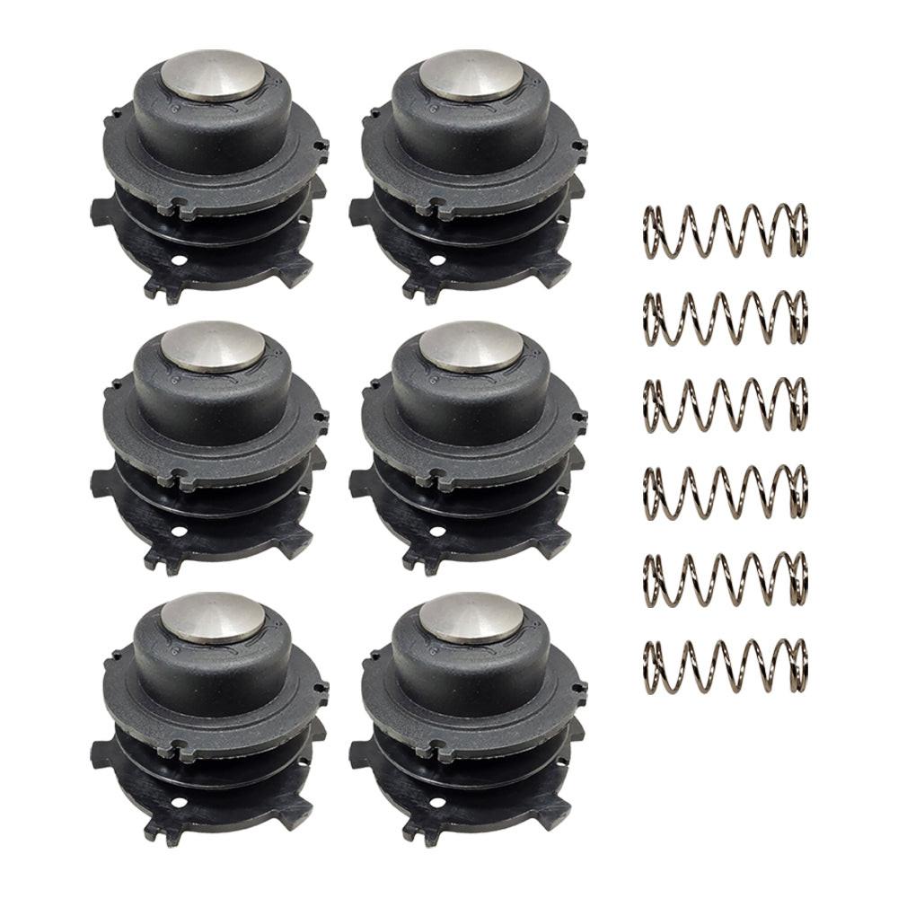 Proven Part 6-Trimmer Spools 6- Springs Fit 25-2 and 27-2 For Stihl 4002 710 4321, 0000 997 1501