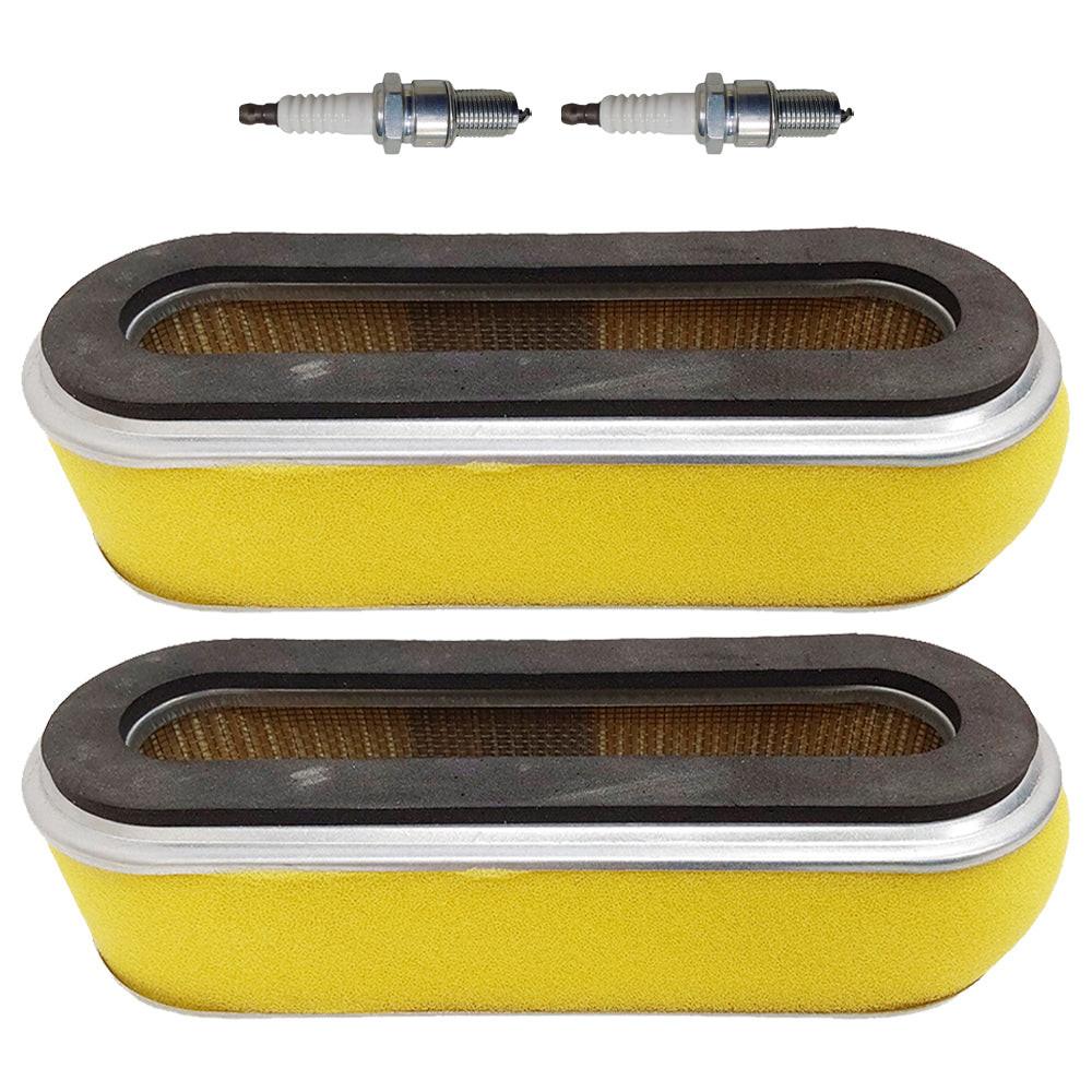 2PK Air Filter and Spark Plug Combo For Honda GXV160 Fits 17211-ZE7-W01