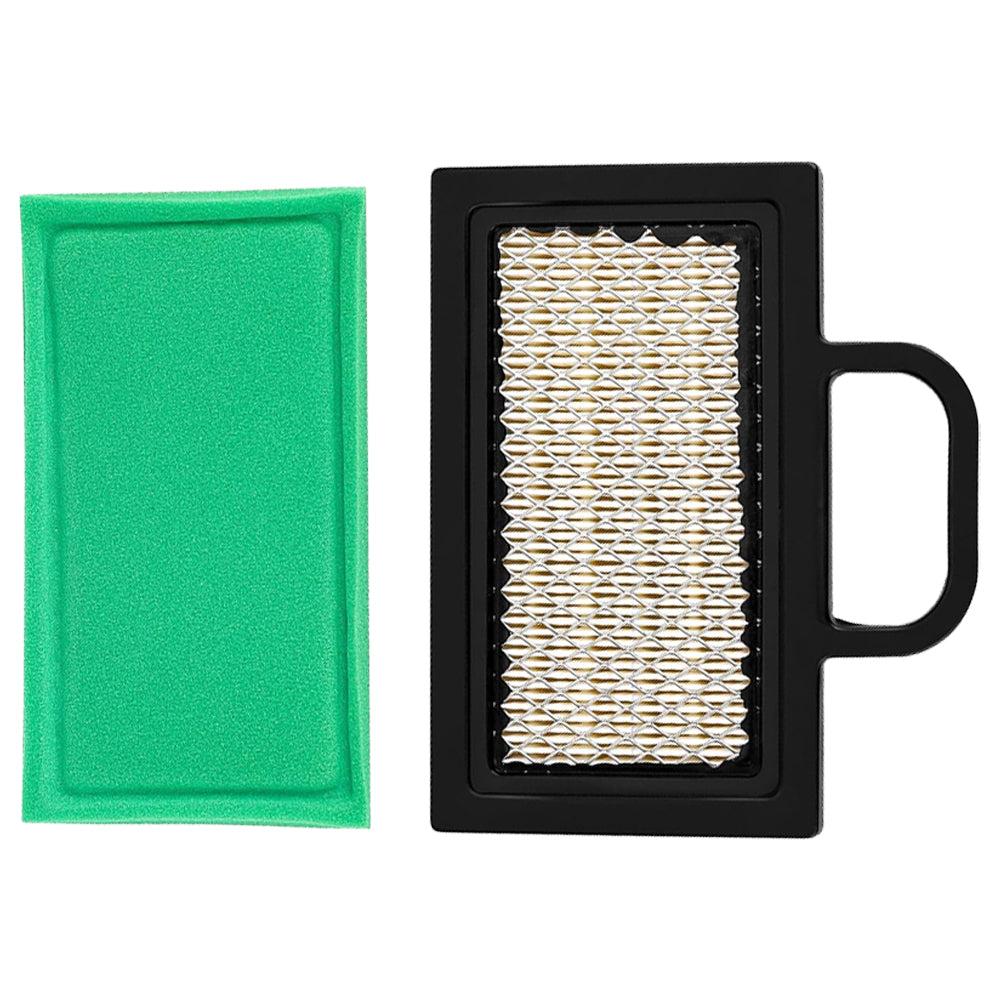 2PK Air Filter and Spark Plug For Briggs & Stratton 18-22 HP Intek V-Twin 499486S