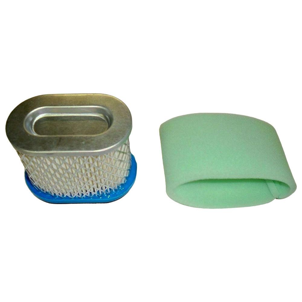 Filtro de aire y prefiltro de pieza probada compatible con Briggs &amp; Stratton 692446
