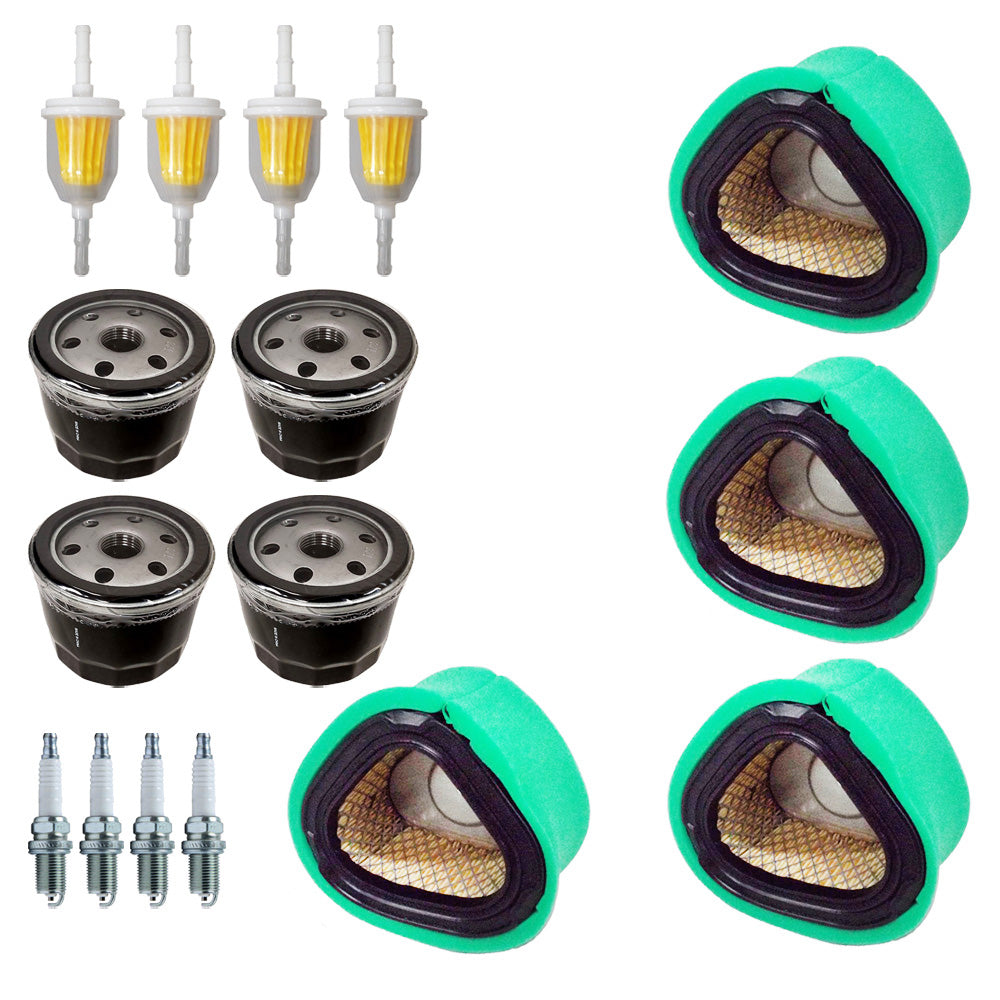 4PK Tune Up Kit For John Deere Tractors GT225 LTR155 LX255 Fits GY20574