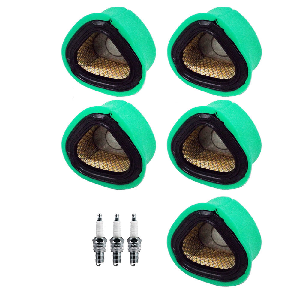 Air Filter and Spark Plug Bundle For John Deere LX172 LX176 LX186 Fits GY20574