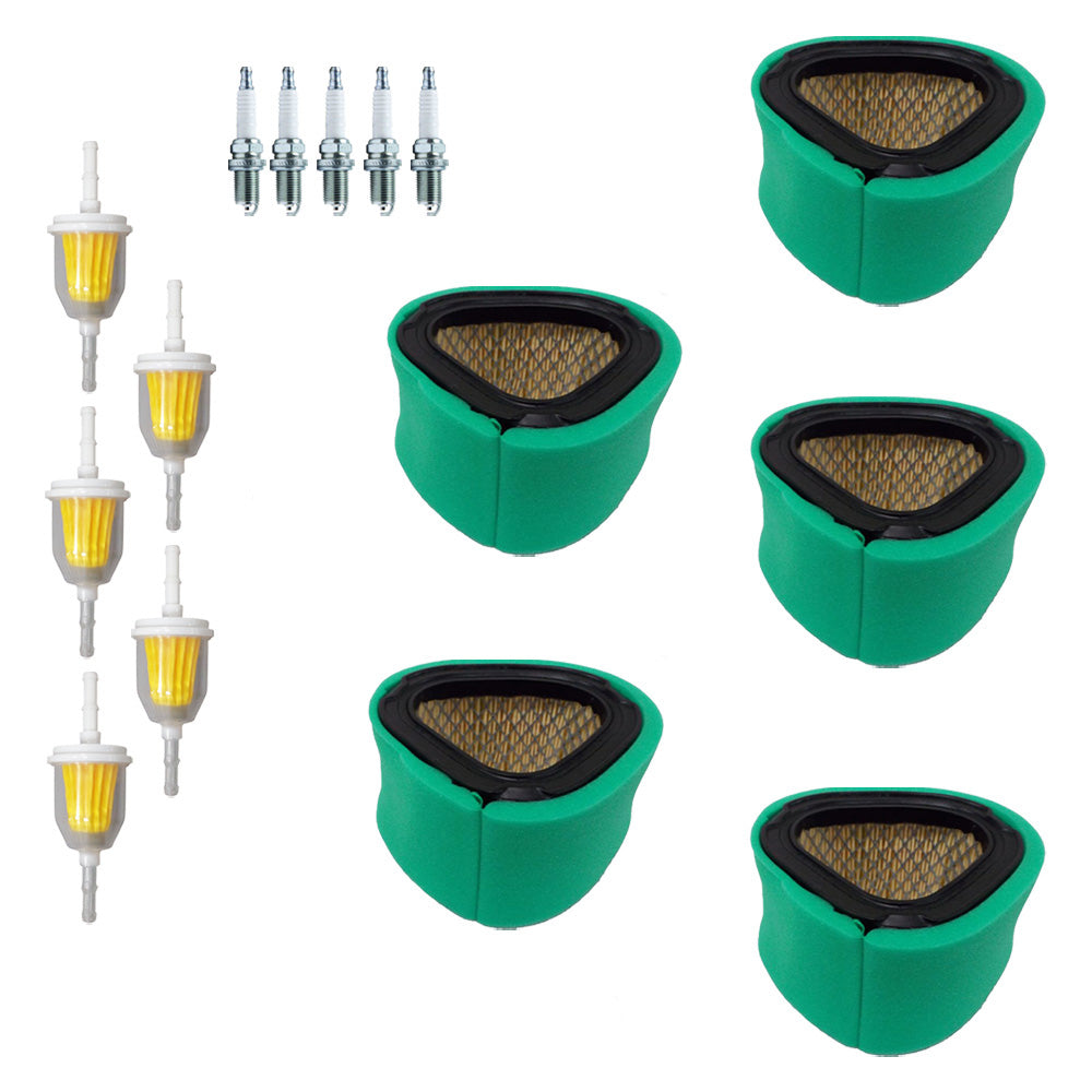 5PK Air Filter Tune Up Kit For John Deere Tractors GT225 LTR155 LX255 Fits GY20574