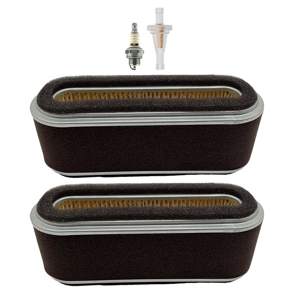 2PK Air Filter With Tune Up Kit For John Deere RX63 Fits AM101191