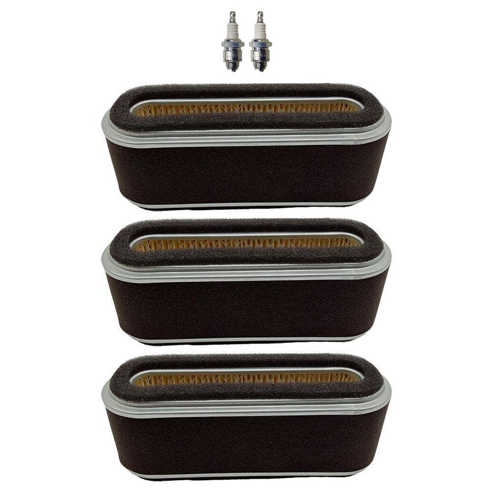 Air Filter Kit and Spark Plug Combo For John Deere Tractor 108 111 111H Fits AM101191