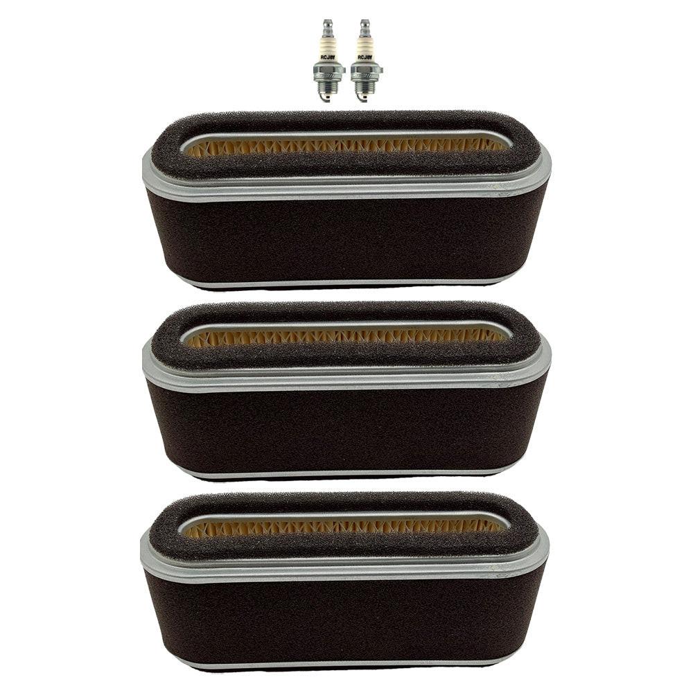 Air Filter and Spark Plug Combo For John Deere RX63 Fits AM101191