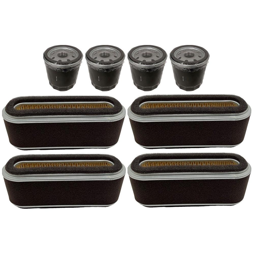 4PK Air Filter and Oil Filter For John Deere 112L, 160 and 165; GX95, RX95, SRX95 and SX84 riding mowers AM101191