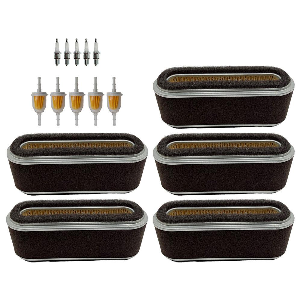 5PK Air Filter Tune Up Kit For John Deere 112L, 160 and 165; GX95, RX95, SRX95 and SX84 riding mowers AM101191