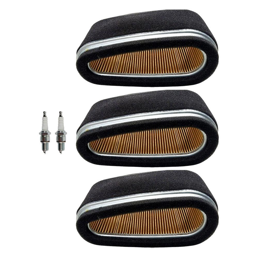 Air Filter and Spark Plug Combo For John Deere F510 GS25 GT242 HD45 Fits M97211