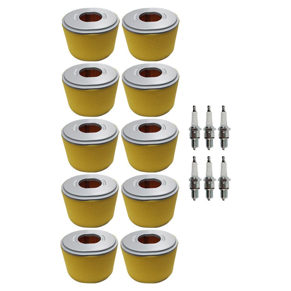 Air Filter Spark Plug Bundle For Honda GX240 GX270 Fits 17210-ZE2-822