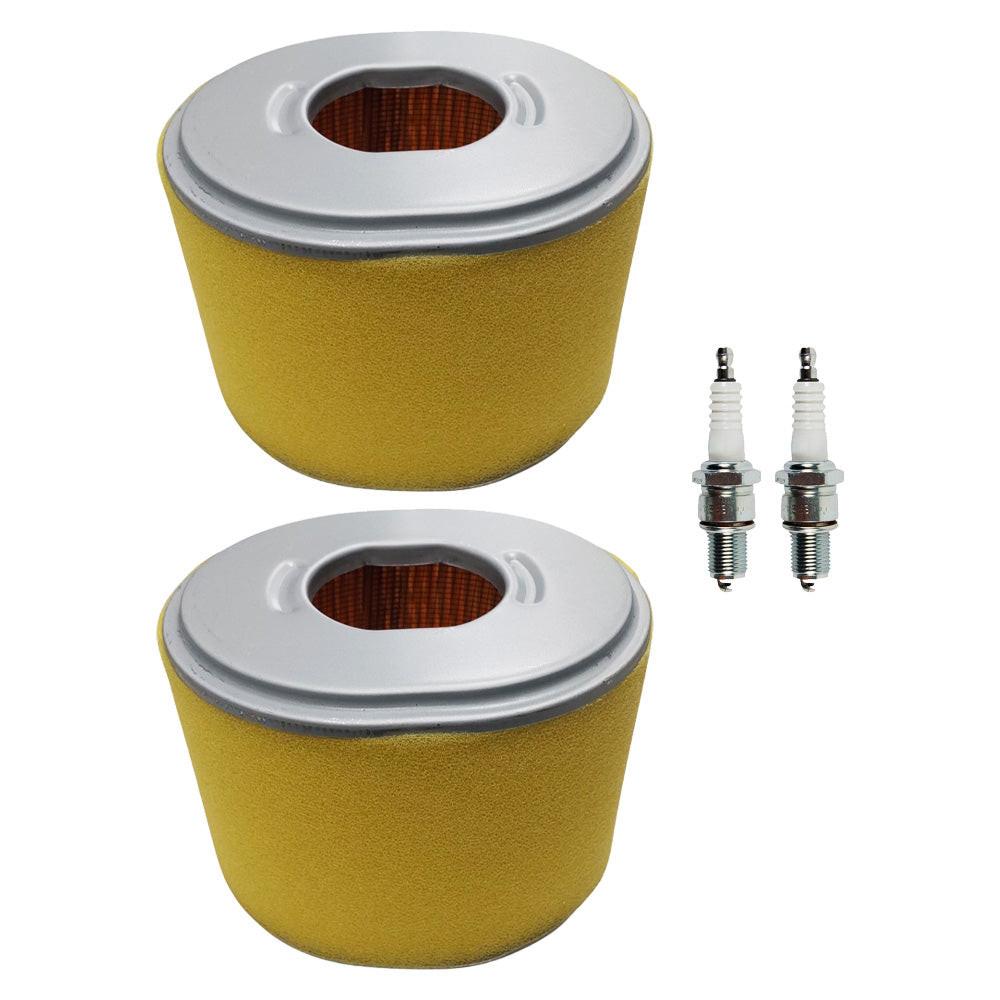 2PK Air Filter Spark Plug For Honda GX240 GX270 Fits 17210-ZE2-822