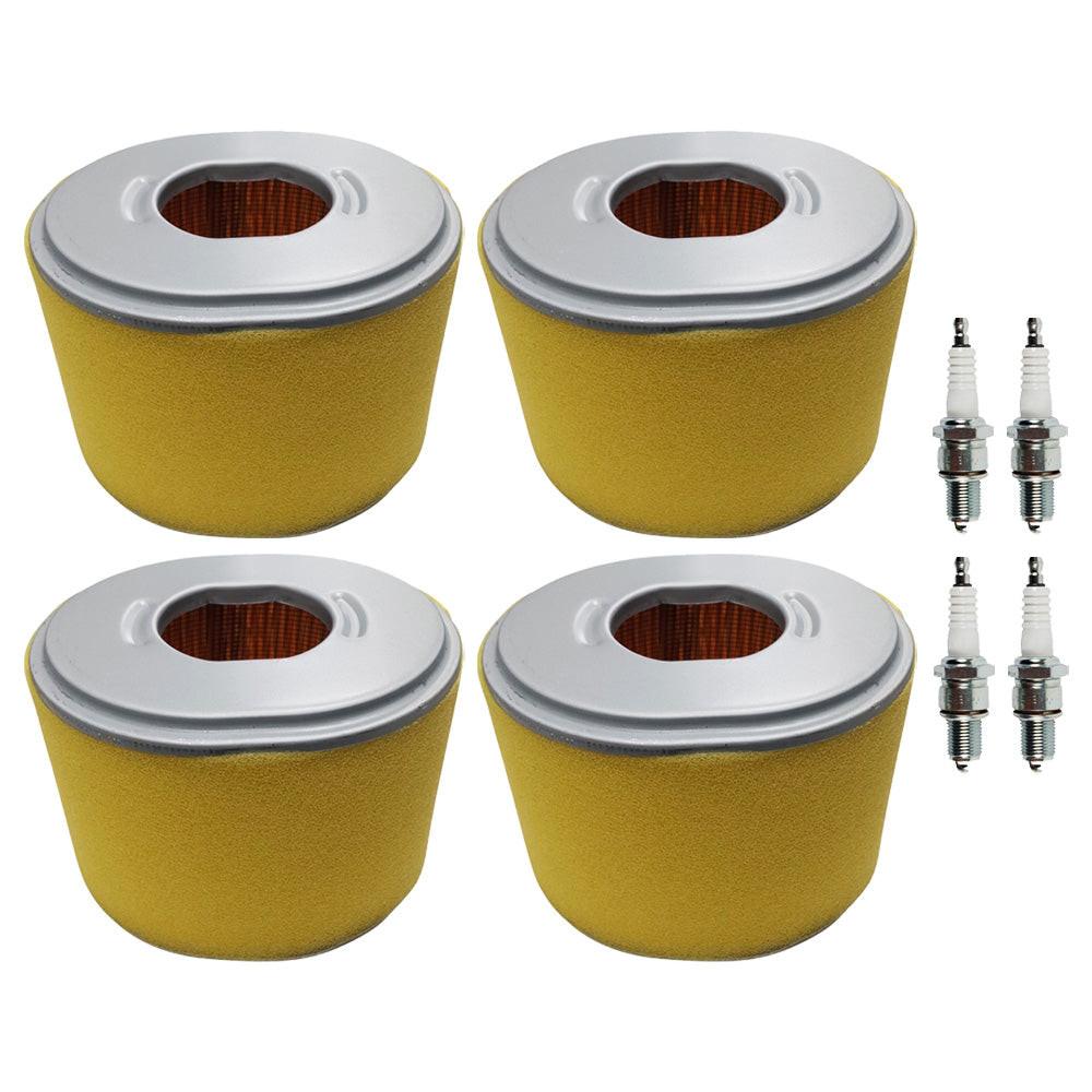 4PK Air Filter Spark Plug For Honda GX240 GX270 Fits 17210-ZE2-822