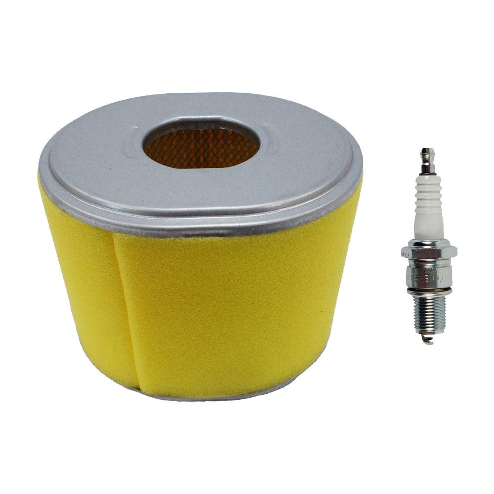 Air Filter Kit and Spark Plug For Honda GX340 GX390 Fits 17210-ZE3-505
