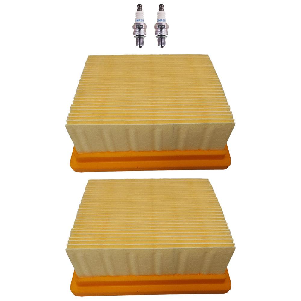 2PK Air Filter and Spark Plug For Stihl BR800 BR800C BR800X Fits 4283 141 0300