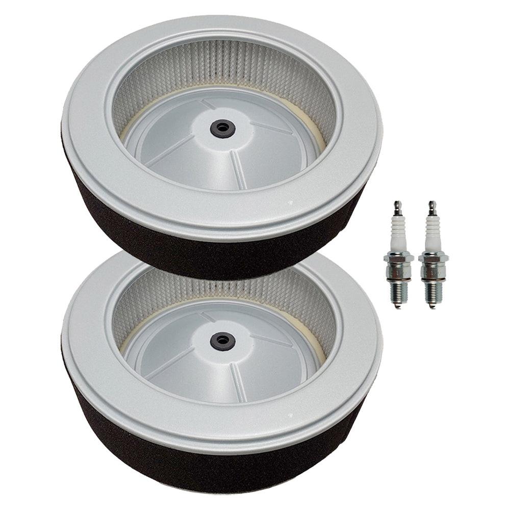2PK Air Filter & Spark Plug For Honda GX630 GX660 GX690 Replaces 17210-Z6L-010