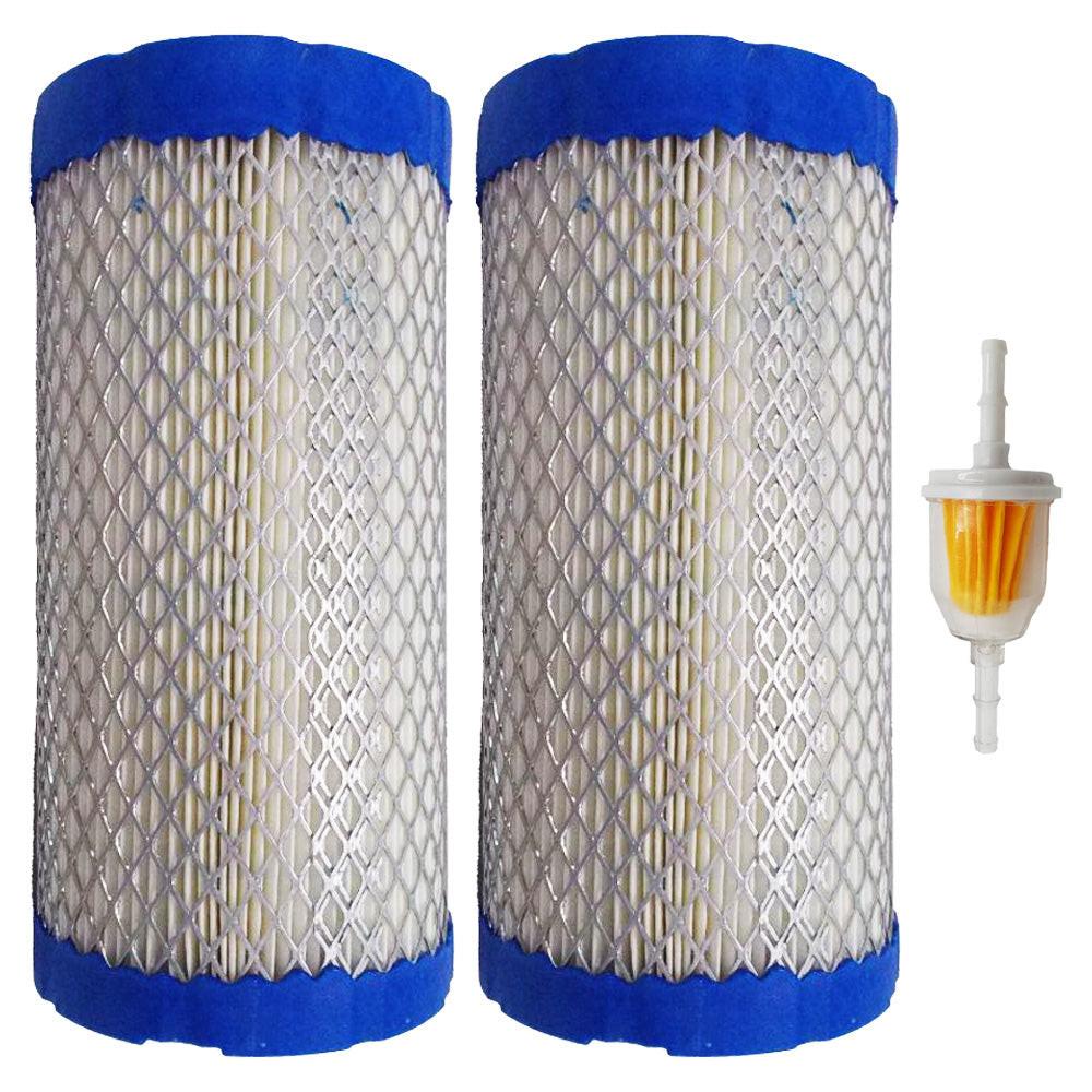 2PK Air Filter With Fuel Filter For John Deere 1023E 2026R 7H19 2020A Fits M113621