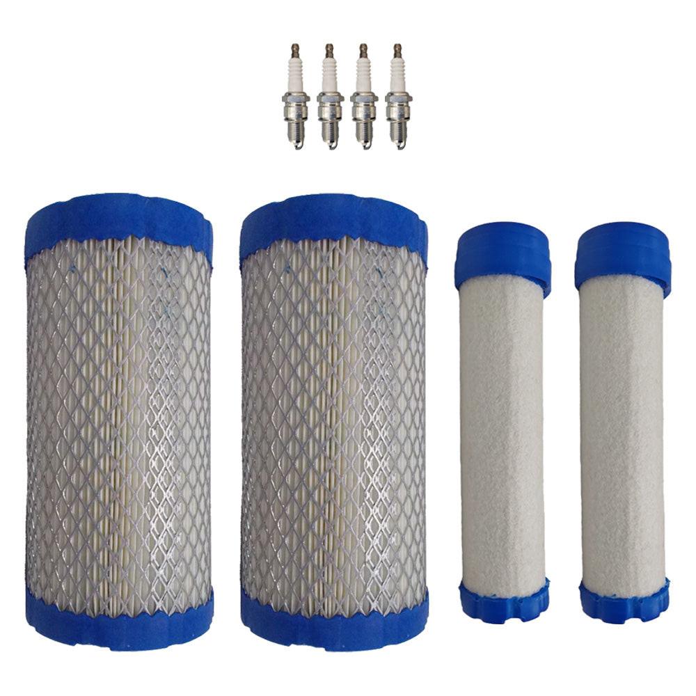 2PK Air Filter Kit And Spark Plugs For John Deere HPX615E Fits M113621