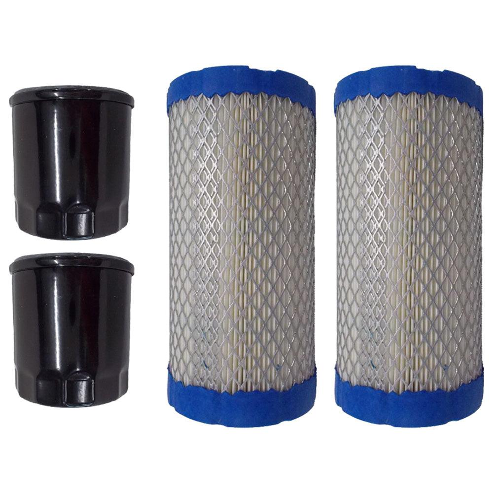 2PK Air Filter And Oil For John Deere 717E, 7H17 7H19 CS CX Fits M113621