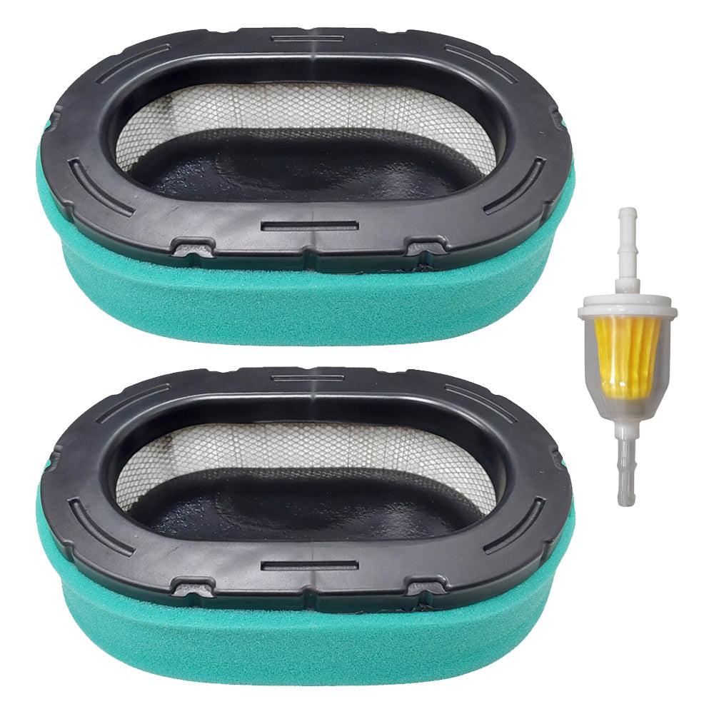 Proven Part 2 Air Filters and Fuel Filter Bundle Fits Kohler 7000 Series KT740 KH 32 883 09-S1, 32 083 09-S, 32 083 10-S