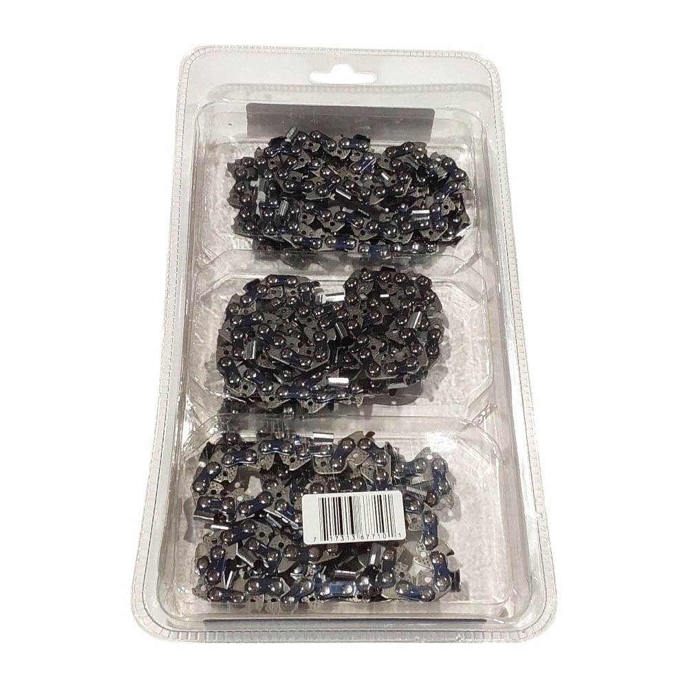 Proven Part 3-Pack of chainsaw Chain 325 Pitch 050 Gauge 66 DL Fits Echo 33SL66CQ