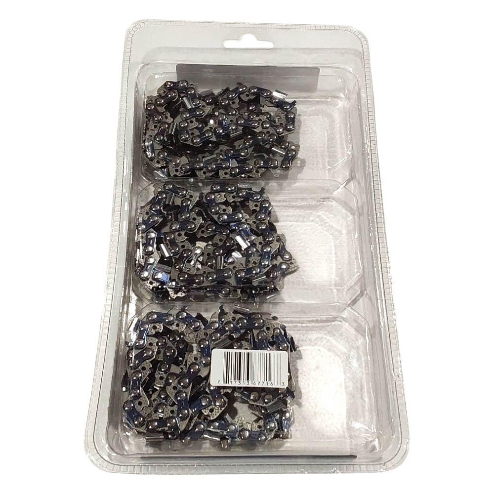 Proven Part 3-Pack of chainsaw Chain 325 Pitch 050 Gauge 72 DL Fits Echo 33SL72CQ