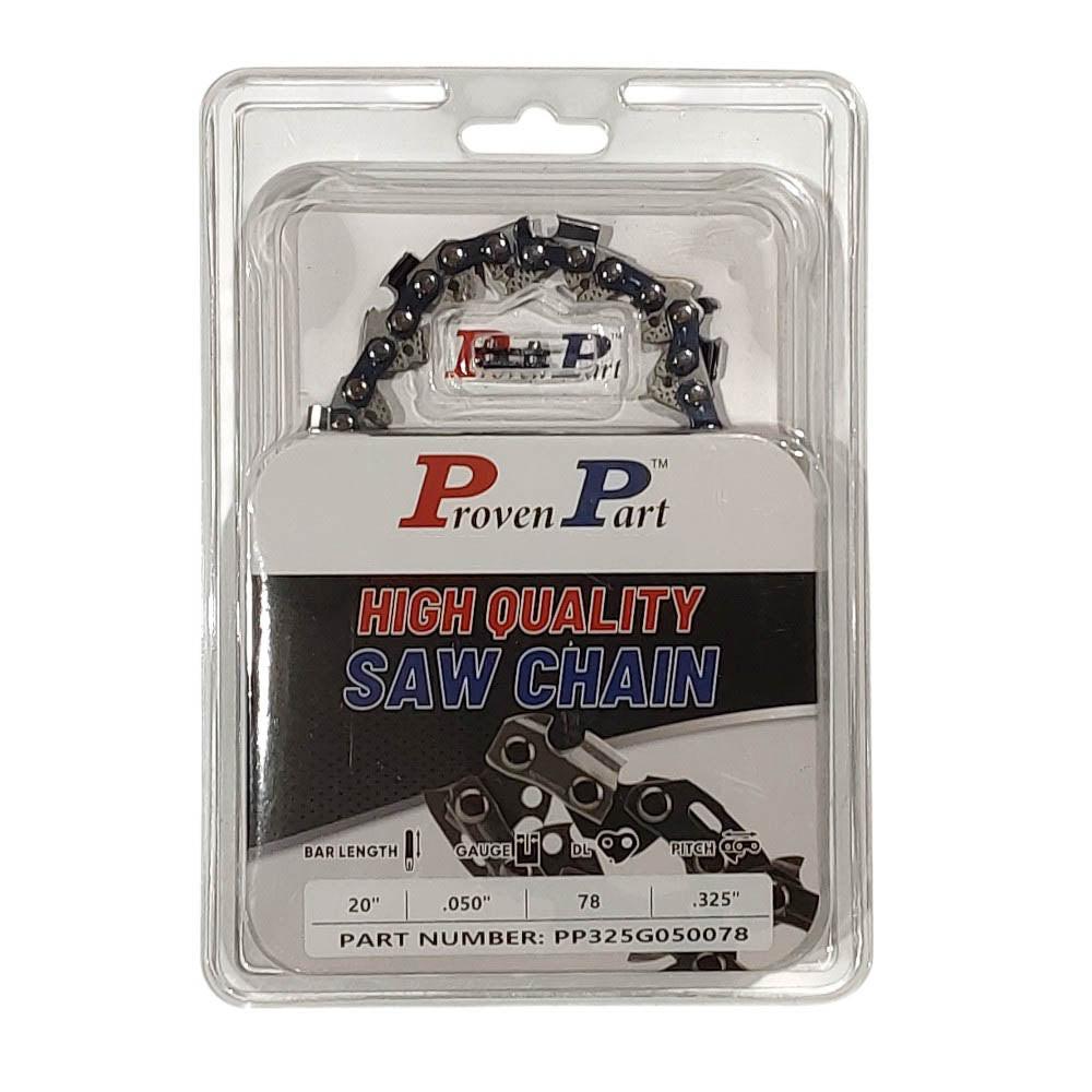 Proven Part Semi Chisel Saw Chain 0.325"" .050" 78DL