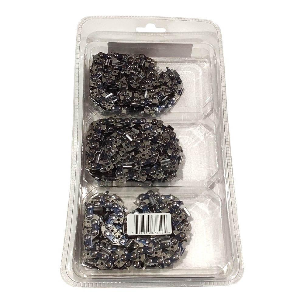 Proven Part 3-Pack of chainsaw Chain 325 Pitch 050 Gauge 80 DL Fits Oregon 20BPX080G