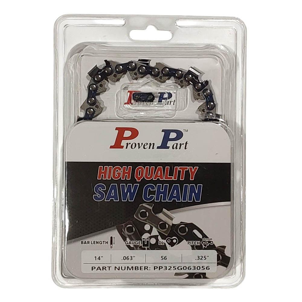 Proven Part Semi Chisel Saw Chain 0.325"" 0.063 56DL