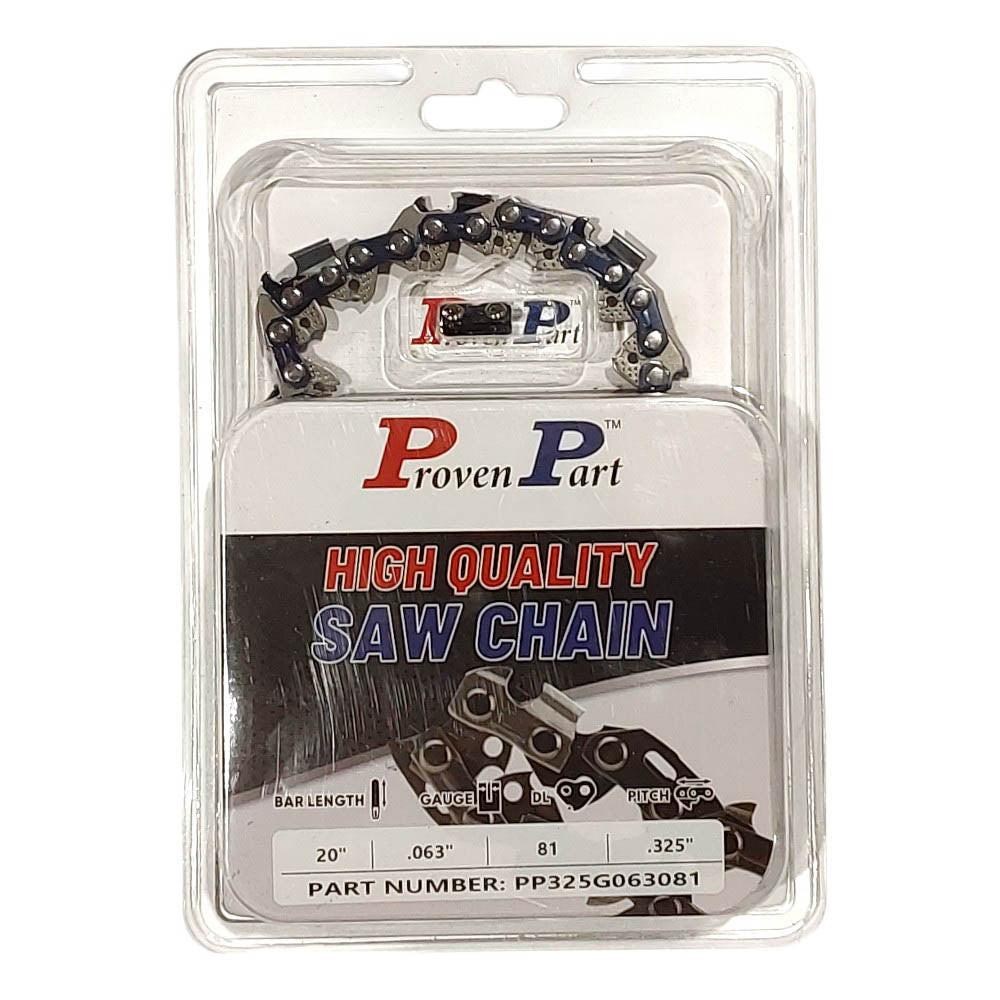 Proven Part 20" Chain Fits Stihl MS260 Pro 3689-005-0081 Bar .325" .063" 81DL