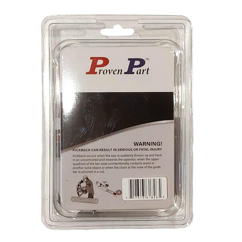 Pieza probada con bucle de cadena de 14" .325 Low Pro .043 59 Dl para 80Txl059G