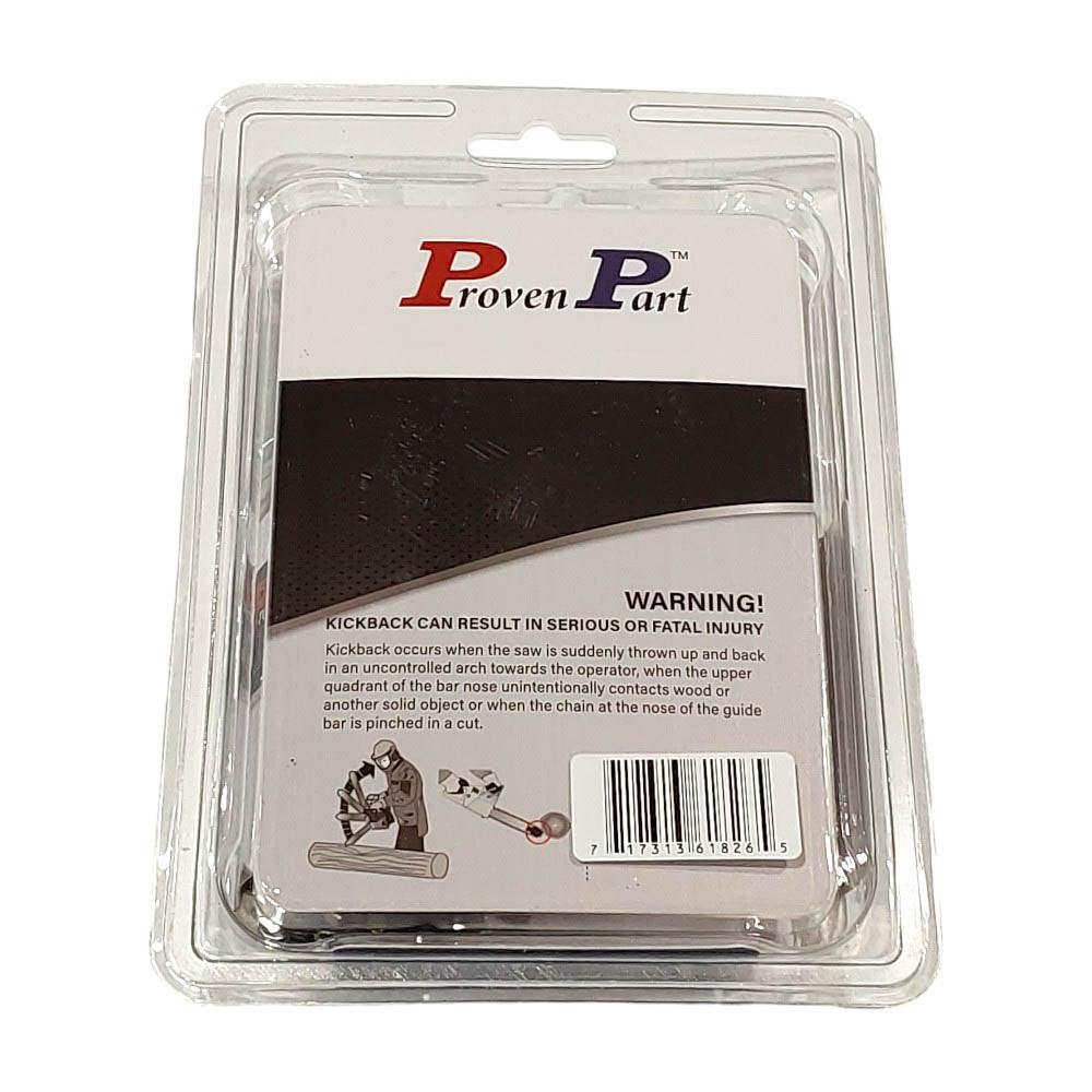 Pieza probada con bucle de cadena de 14" .325 Low Pro .043 59 Dl para 80Txl059G