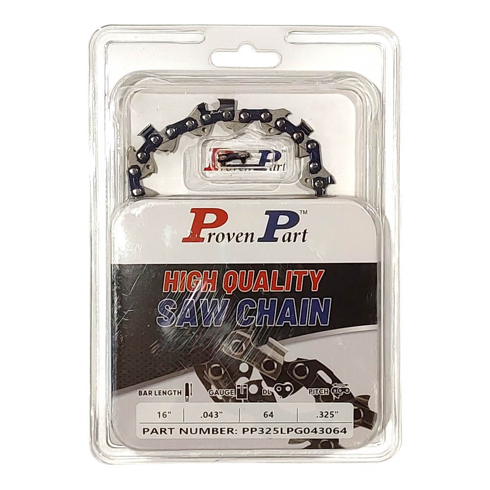 Proven Part 16" .325" .043" 64 DL Saw Chain 80TXL064 596553364 SP21G-64